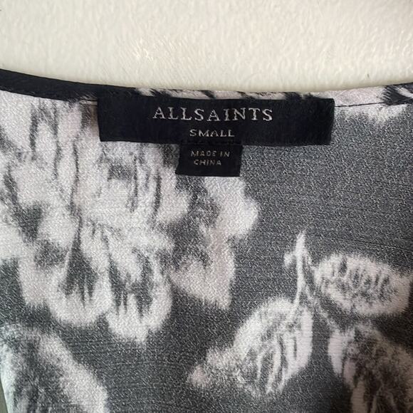 ALLSAINTS Aster Kasuri Floral Dress - Picture 5 of 16